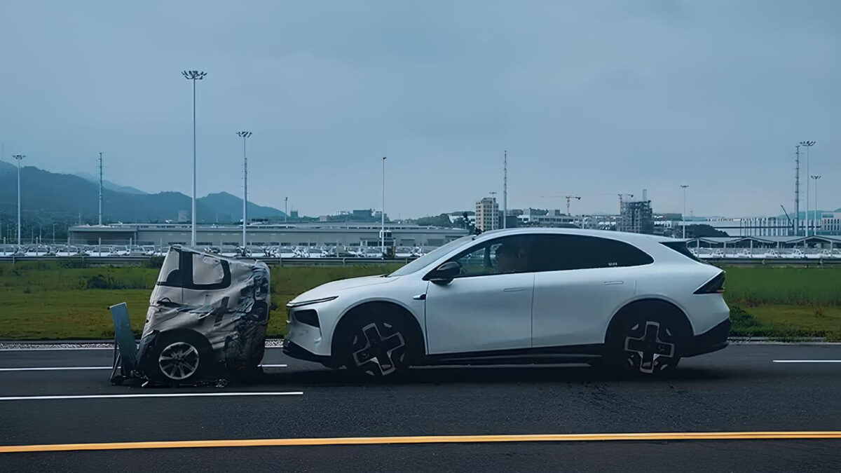 Xpeng G7 completed autonomous emergency braking test at 130 km/h