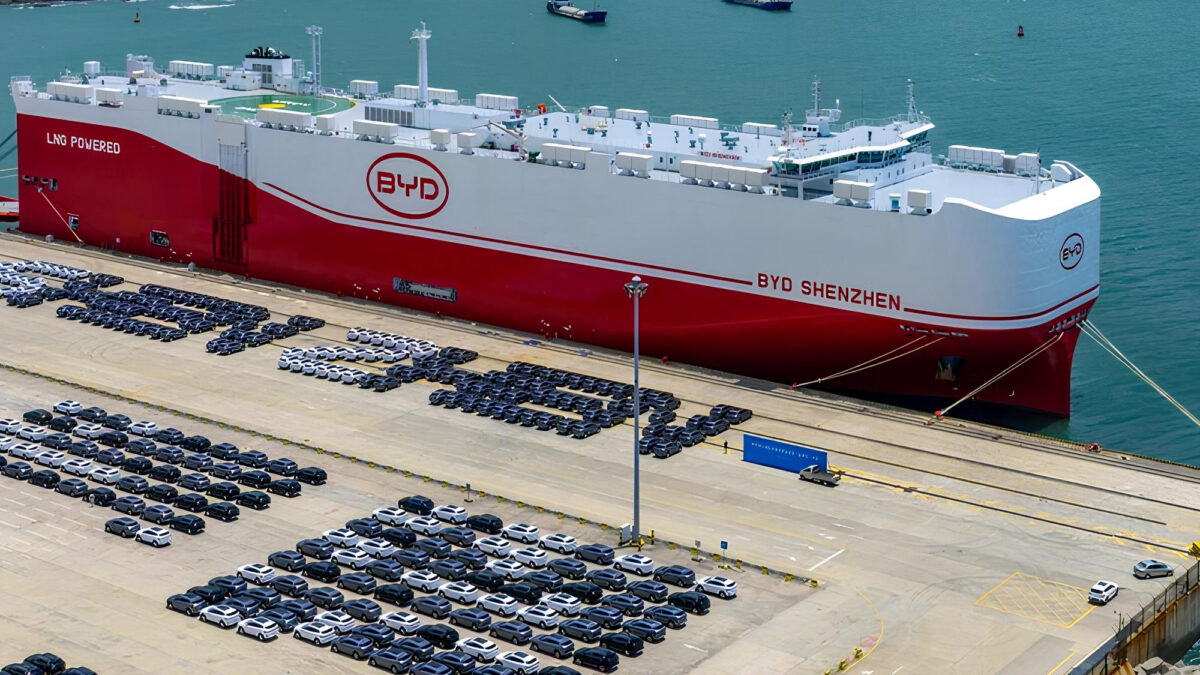 BYD dominated 7 overseas markets according to the company