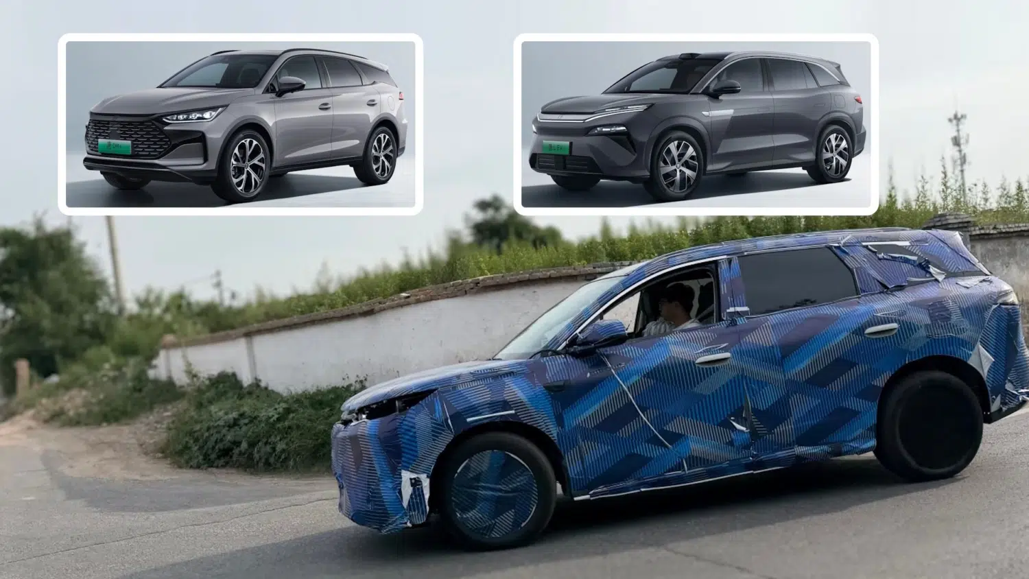 BYD Tang de nouvelle génération repéré en Chine, qui sera lancé en tant que version low-cost de Sealion 8 (Atto 8)