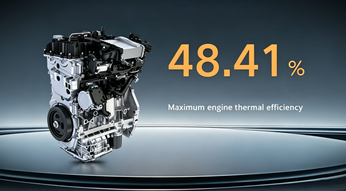 Certifié Guinness : l'hybride Geely i‑HEV atteint une consommation de carburant de 2,22 L/100 km, soit un rendement de 48,4 %
