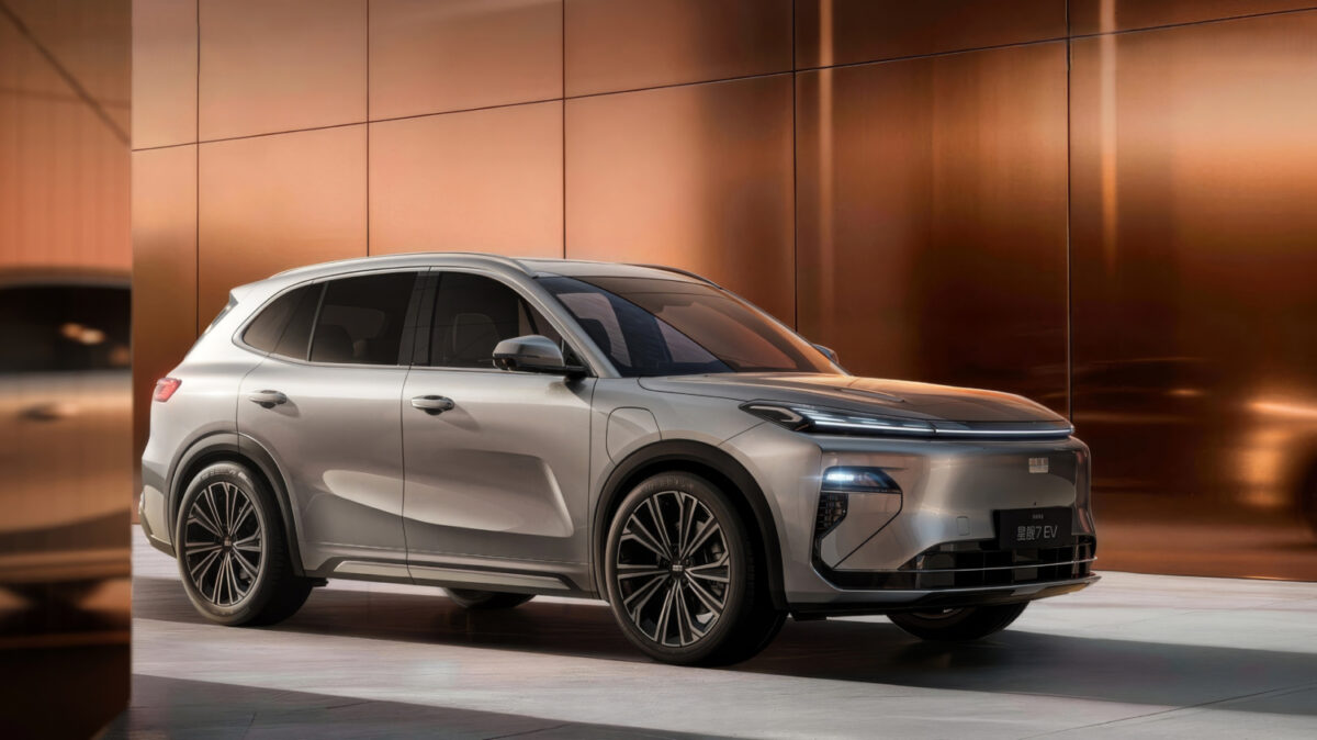 Geely Galaxy Starship 7 EV dévoilé avec une autonomie de 605 km, positionné au-dessus du SUV EX5