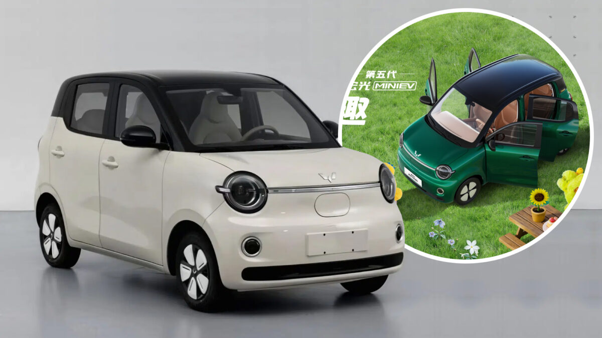 Updated Wuling Hongguang Mini EV broke covers in China with cute styling