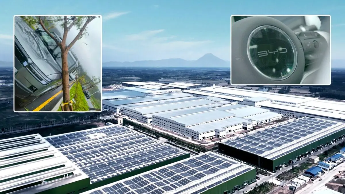 La base de BYD à Shenzhen frappée par les typhons Noul, Da Tang & Les livraisons du Ti7 sont retardées