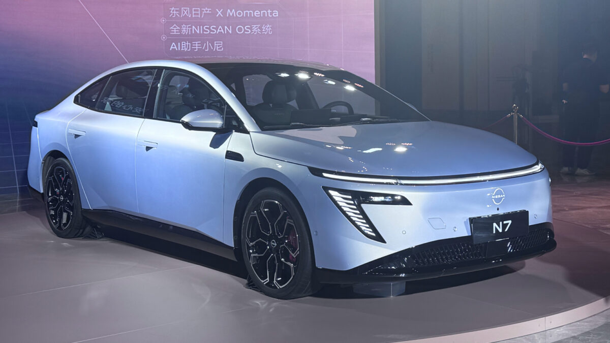 Nissan N7 EV sedan from Dongfeng launched in China for 16,450 USD