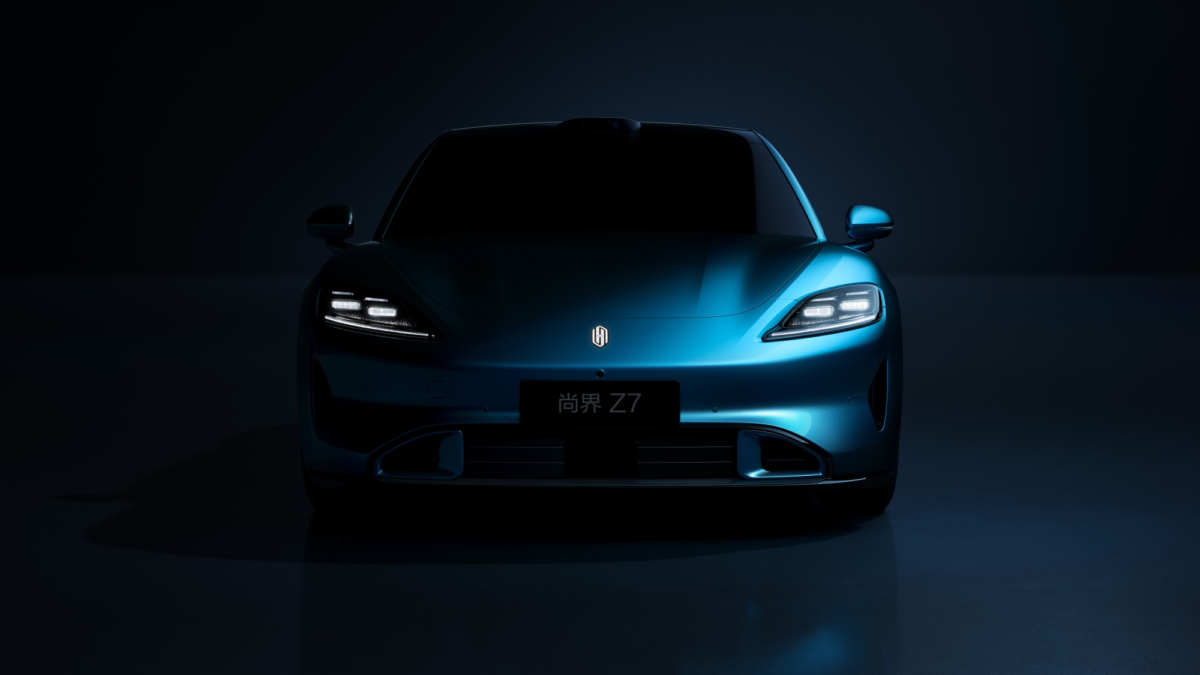 Le Saic Z7 inspiré de la Porsche Taycan de la marque Saic de HIMA publie de nouveaux teasers
