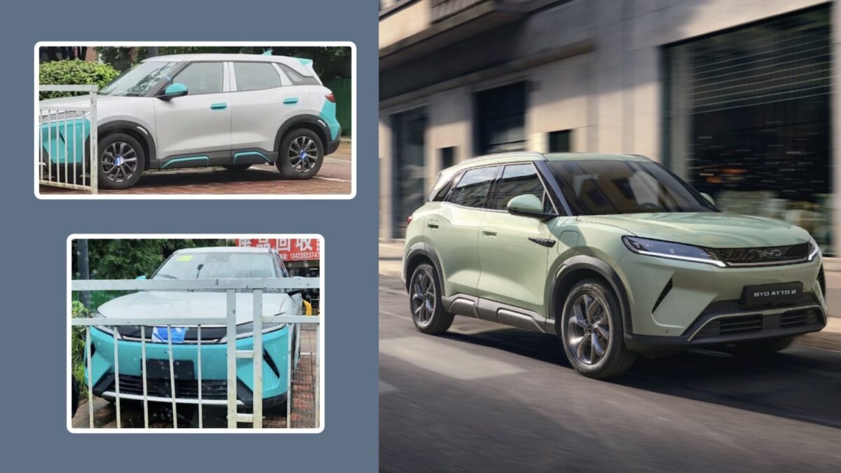 Le rafraîchissement Atto 2 de BYD repéré en Chine, désormais avec RWD & LiDAR