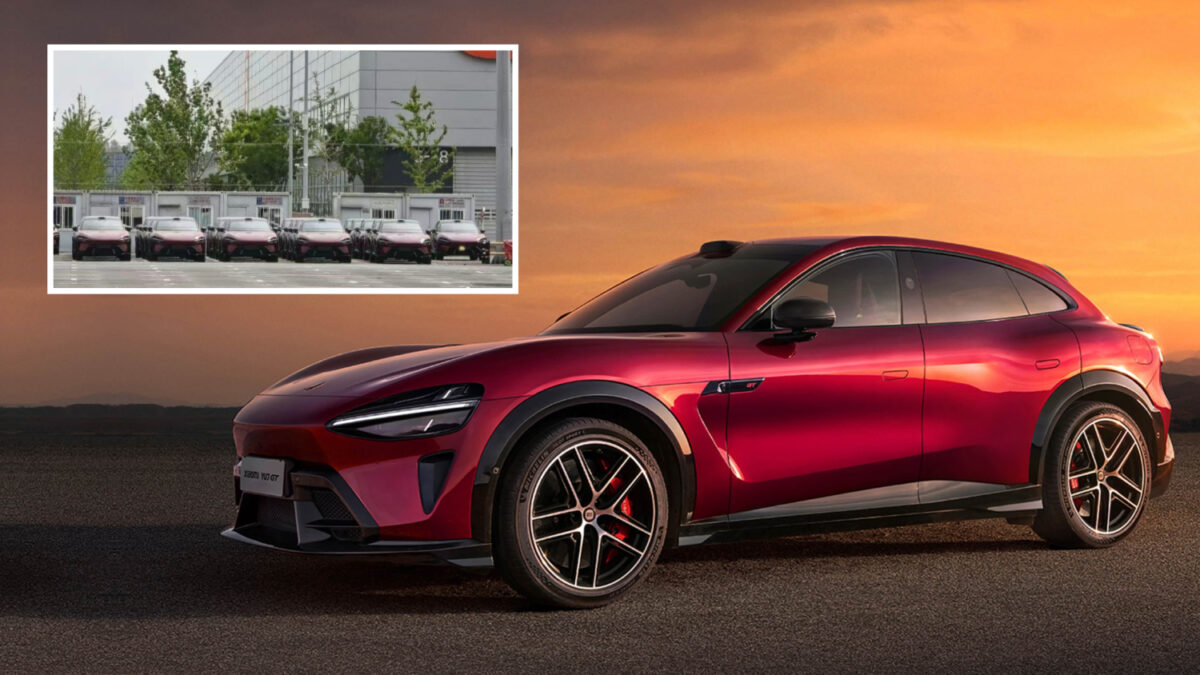 Xiaomi YU7 GT crossovers with 990 hp piling up at the factory ahead of launch