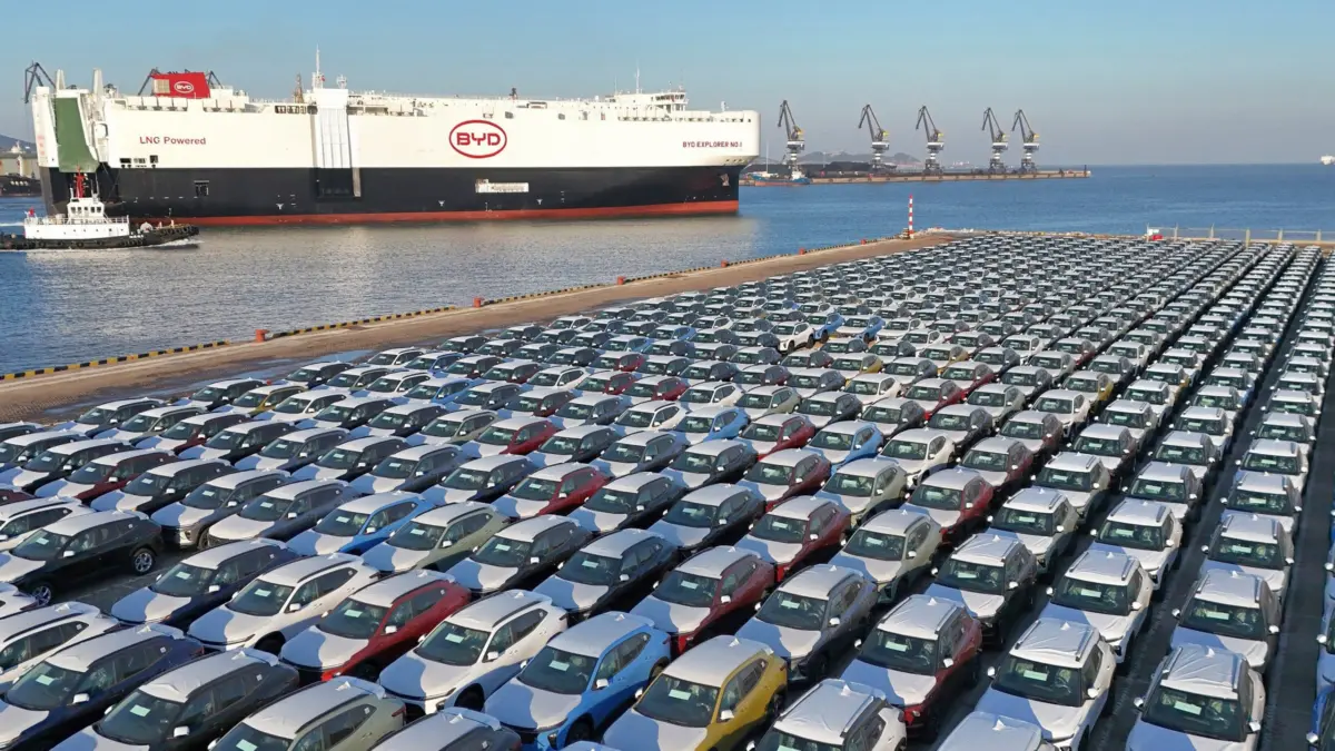 Les exportations mensuelles de véhicules de la Chine dépassent le million pour la première fois, dont plus de la moitié pour les NEV.