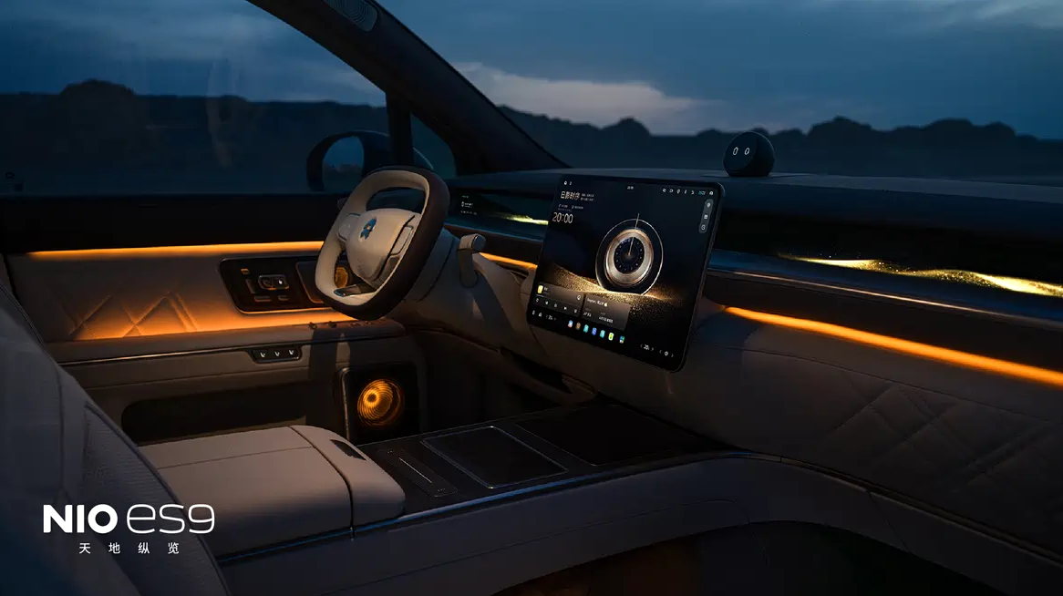 Nio dévoile les images officielles de son SUV phare ES9 avec technologie de direction électrique