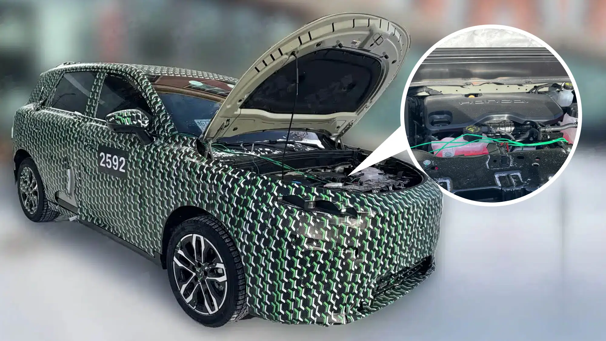 First car from Leapmotor and FAW spotted in China as Hongqi SUV