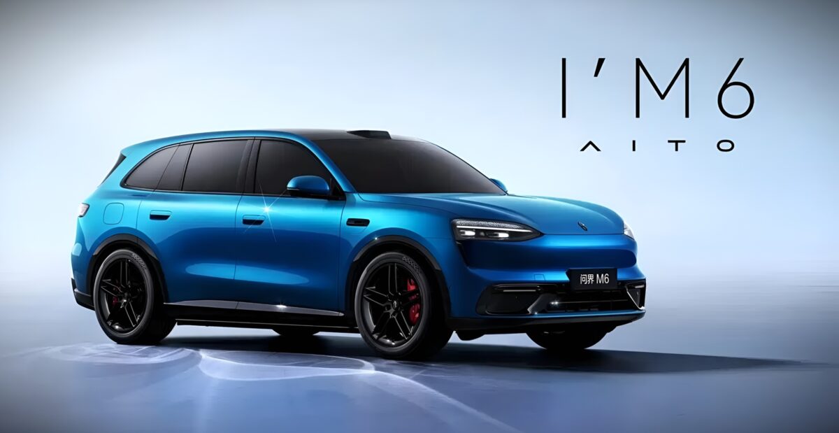 Publication des images officielles de l'Aito M6 de Huawei, SUV de taille moyenne avec Huawei HarmonyOS Cockpit 5 et ADS 4