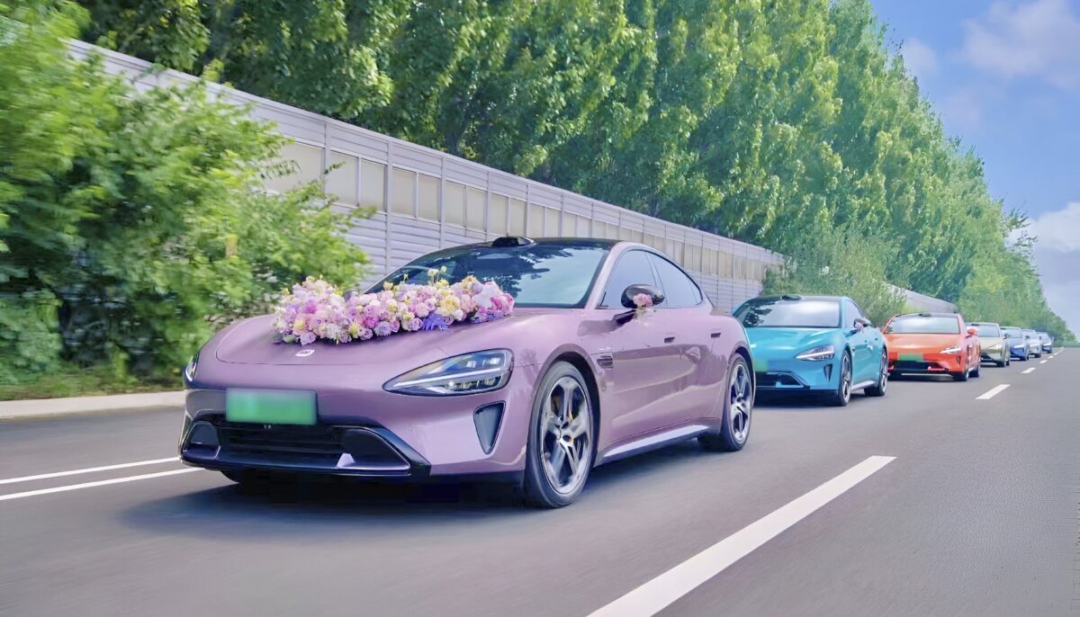 Xiaomi Su7 Wedding Crashers: la flotte accumule les réseaux sociaux chinois